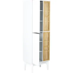 NUBES - Badkamerkast - Lichthout/Wit - MDF