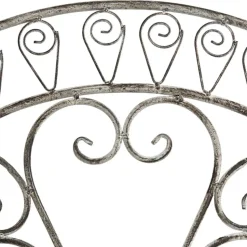 NURRA - Set van 2 tuinstoelen - Grijs - IJzer