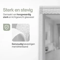 O'DADDY Deurgordijn Deluxe FIBER 92x230 - Magnetisch Vliegengordijn Wit