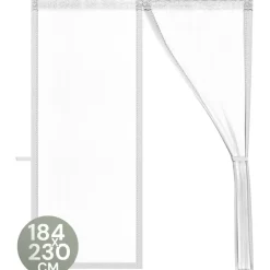 O'DADDY Deurgordijn Deluxe FIBER 184x230 - Magnetisch Vliegengordijn Wit