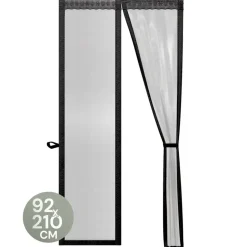 O'DADDY Deurgordijn Deluxe FIBER - Magnetisch Vliegengordijn 92x210 Zwart