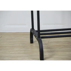 O'DADDY Dubbel Kledingrek met Schoenenrek - Zwart - 110x33x(137-157) cm