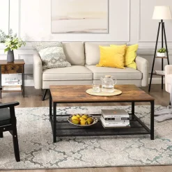 O'DADDY Industrieel Nachtkastje met Lade - 40x40x55 cm - Modern Bruin