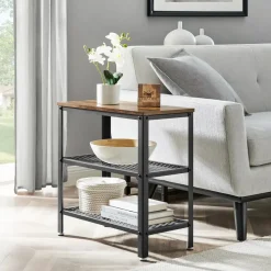 O'DADDY Industriële Wandtafel - Rustiek Bruin - 60x30x60 cm