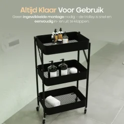 O'DADDY Keukentrolley inklapbaar