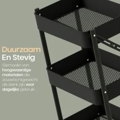 O'DADDY Keukentrolley inklapbaar