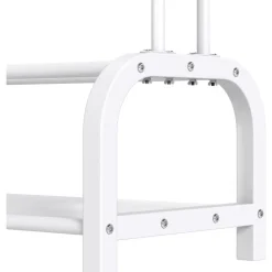 O'DADDY Kledingrek met Dubbel Schoenenrek - Wit - 110x33x(137-157) cm