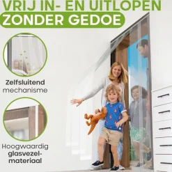 O'DADDY Lamellenhor 118x260 - Deurgordijn - wit