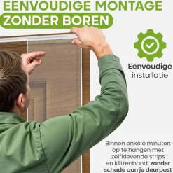 O'DADDY Lamellenhor 100x260 - Deurgordijn - wit