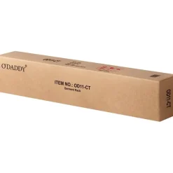 O'DADDY Verstelbaar Kledingrek op Wielen - 130 Kg Draagvermogen - Roestvrij