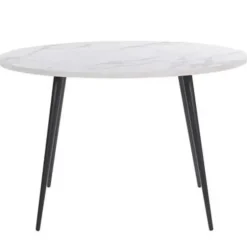 ODEON - Eettafel - Wit - 120 x 120 cm - MDF