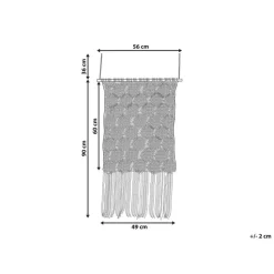 OKARA - Wanddecoratie - Beige - Katoen