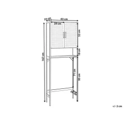OKARCHE - Badkamerkast - Lichthout - Bamboe