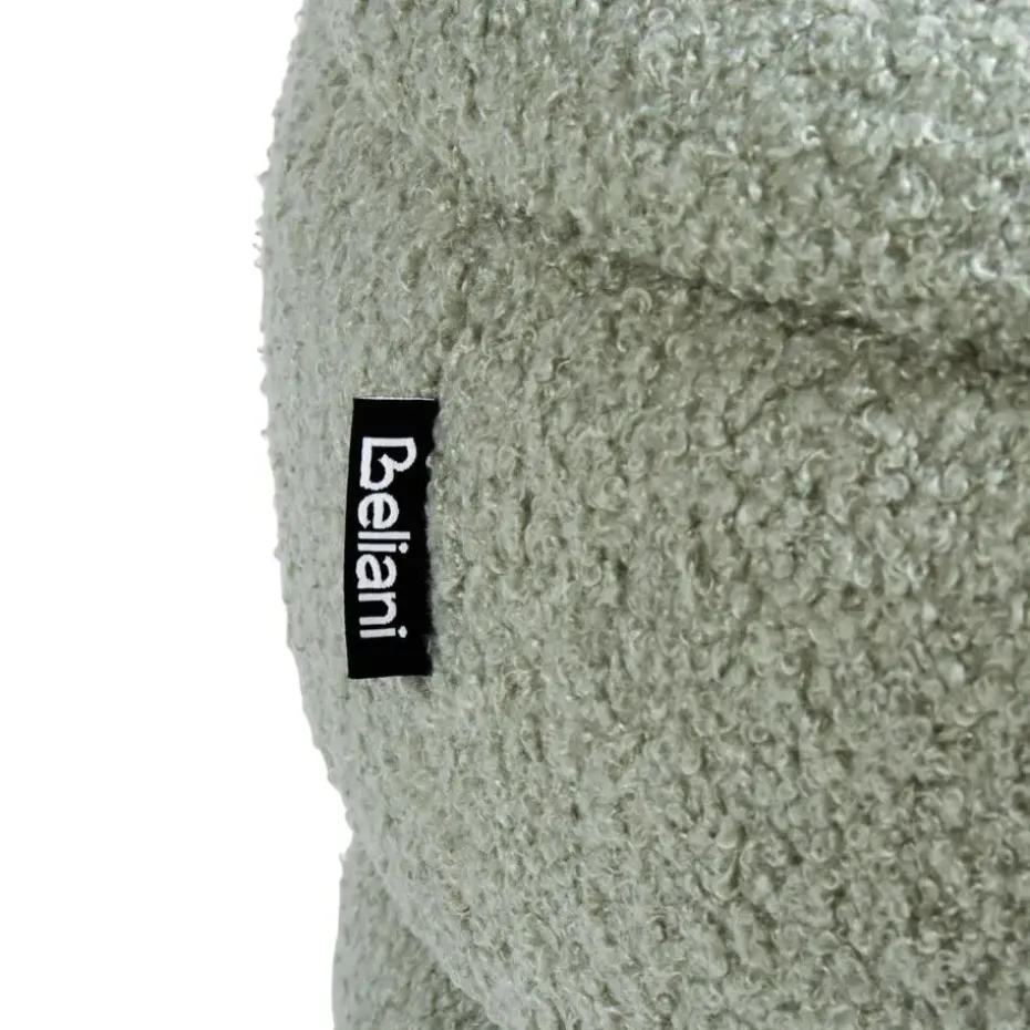 OKATON - Hocker met opbergruimte - Groen - Bouclé