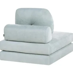 OLDEN - Slaapbank - Lichtblauw - Stof