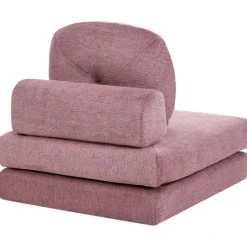 OLDEN - Slaapbank - Roze - Stof