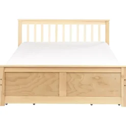 OLENDON - Bed met 4 lades - Lichtbruin - 140 x 200 cm - Dennenhout