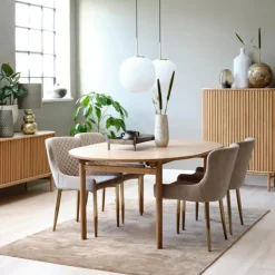 Olivine Kjeld Verlengbare Houten Eettafel 190 cm - Naturel