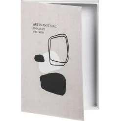 Opbergboek Art - naturel - 21x30x5 cm