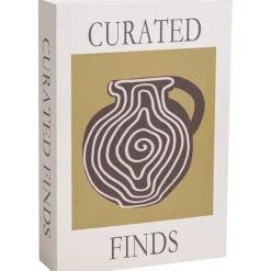 Opbergboek Curated - geel - 5x23x16 cm