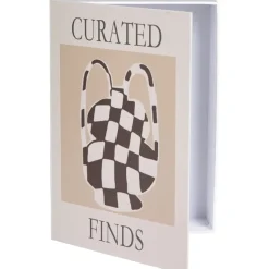 Opbergboek Curated - rood - 5x23x16 cm