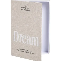Opbergboek Dream - naturel - 5x23x16 cm