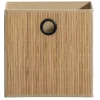 Opbergbox Kenzi bamboe - naturel - 31x31x31 cm