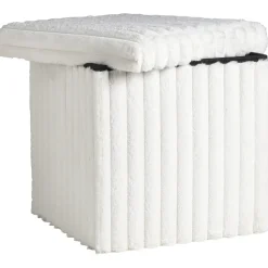 Opbergbox opvouwbaar Fluffy off-white - 38x38x38 cm
