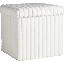 Opbergbox opvouwbaar Fluffy off-white - 38x38x38 cm