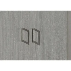 Opbergkast Ray 60cm met 2 deuren en 4 legplanken - grijze eik