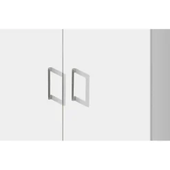 Opbergkast Ray 60cm met 2 deuren en 4 legplanken - wit