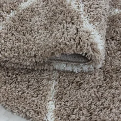 Opera Soft Shaggy Hoogpolig Vloerkleed Beige - 240x340 CM