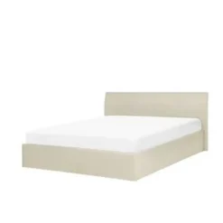 ORBEY - Tweepersoonsbed - Beige - 160 x 200 cm - Polyester