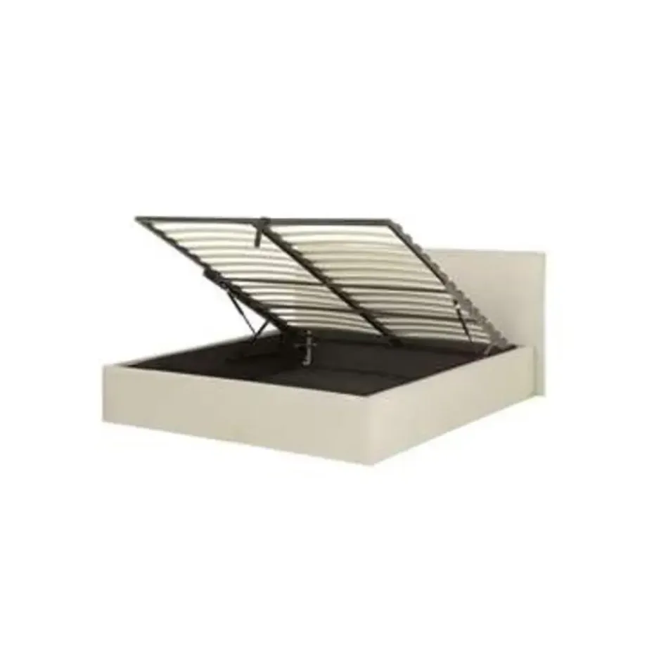 ORBEY - Tweepersoonsbed - Beige - 160 x 200 cm - Polyester