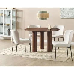 ORIN - Eettafel - Donkere houtkleur - MDF