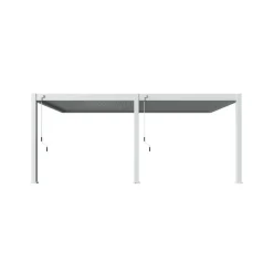 Orion Deluxe overkapping muur 400 x 600 cm wit