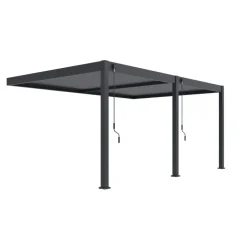 Orion Deluxe overkapping muur 360 x 530 cm antraciet