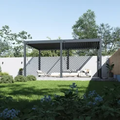 Orion Deluxe overkapping muur 360 x 530 cm antraciet