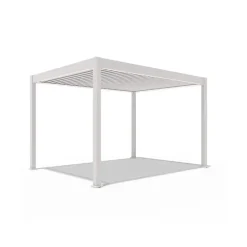 Orion Deluxe overkapping elektrisch met LED 300 x 400 cm lichtgrijs