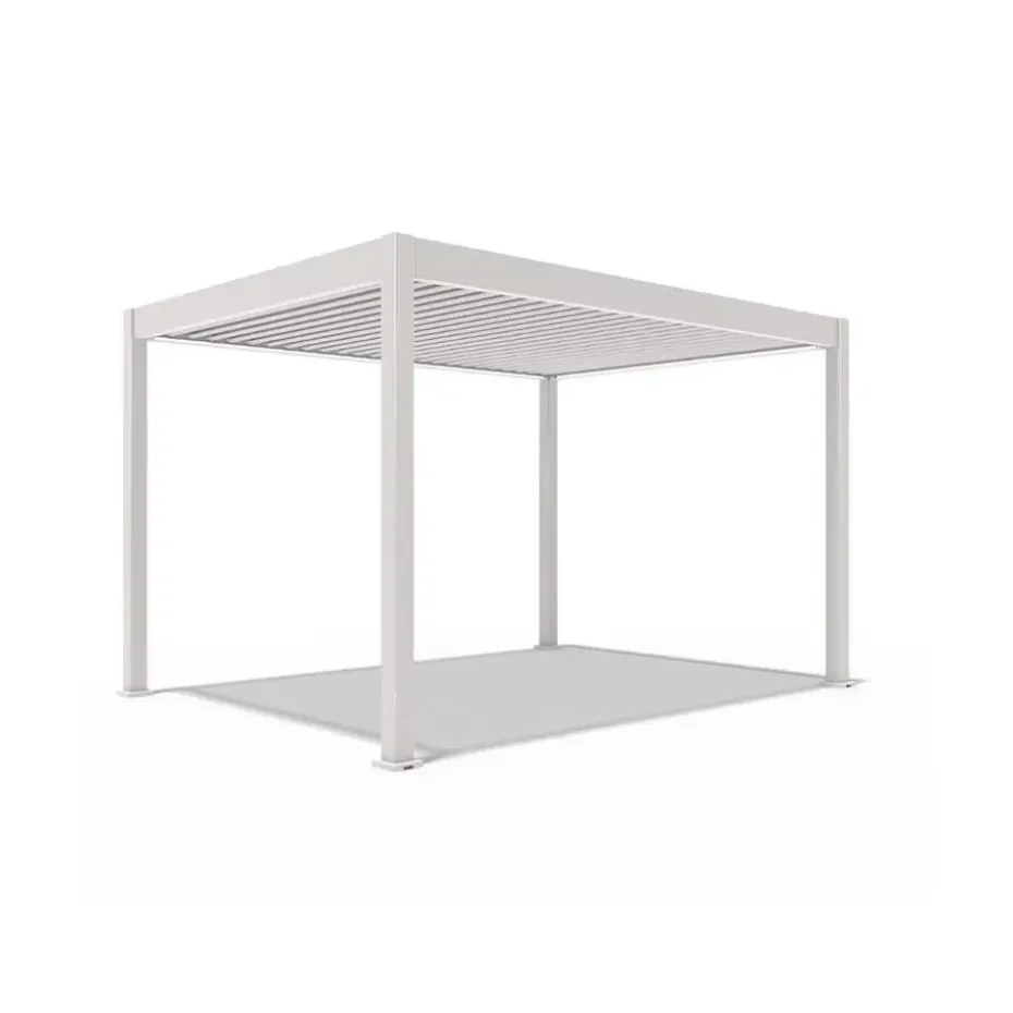 Orion Deluxe overkapping elektrisch met LED 300 x 400 cm lichtgrijs