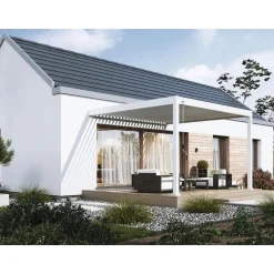 Orion Deluxe overkapping muur 360 x 400 cm antraciet