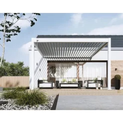 Orion Deluxe overkapping muur 360 x 400 cm antraciet