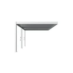 Orion Deluxe overkapping muur 360 x 530 cm wit