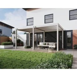 Orion Deluxe terrasoverkapping 360 x 530 cm lichtgrijs