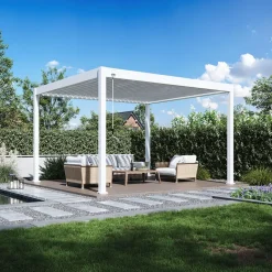 Orion Deluxe terrasoverkapping 360 x 400 cm wit