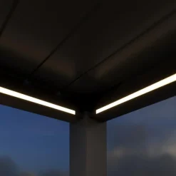 Orion Premium overkapping elektrisch met LED 400 x 800 antraciet