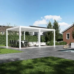 Orion Premium overkapping E-LED - 400 x 600 cm - wit