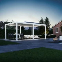 Orion Premium overkapping E-LED - 400 x 600 cm - wit