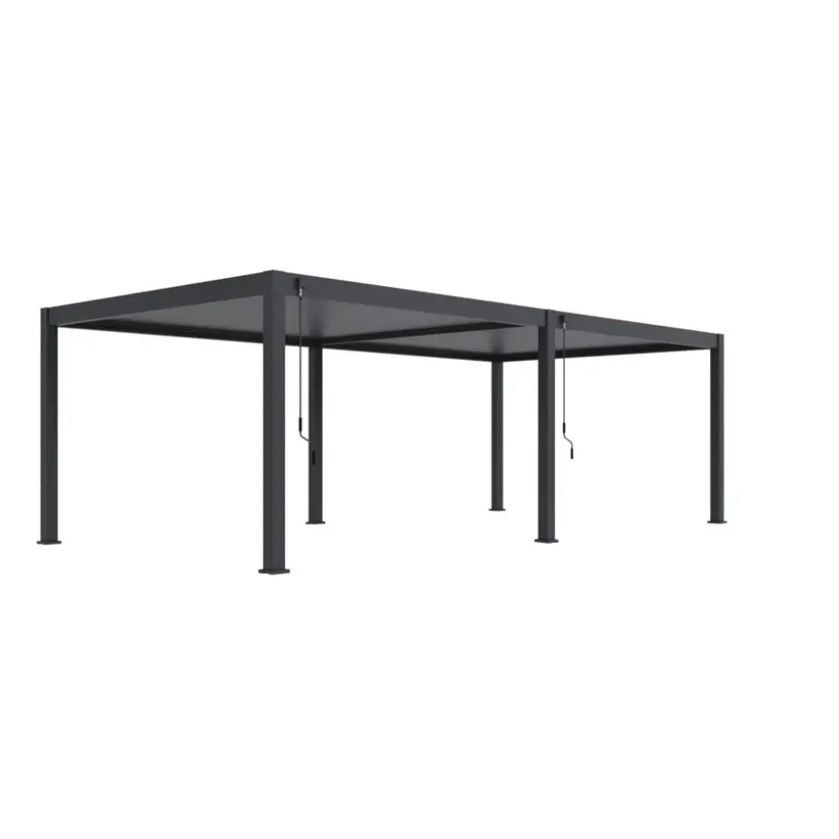 Orion Premium overkapping - 400 x 800 cm - Antraciet
