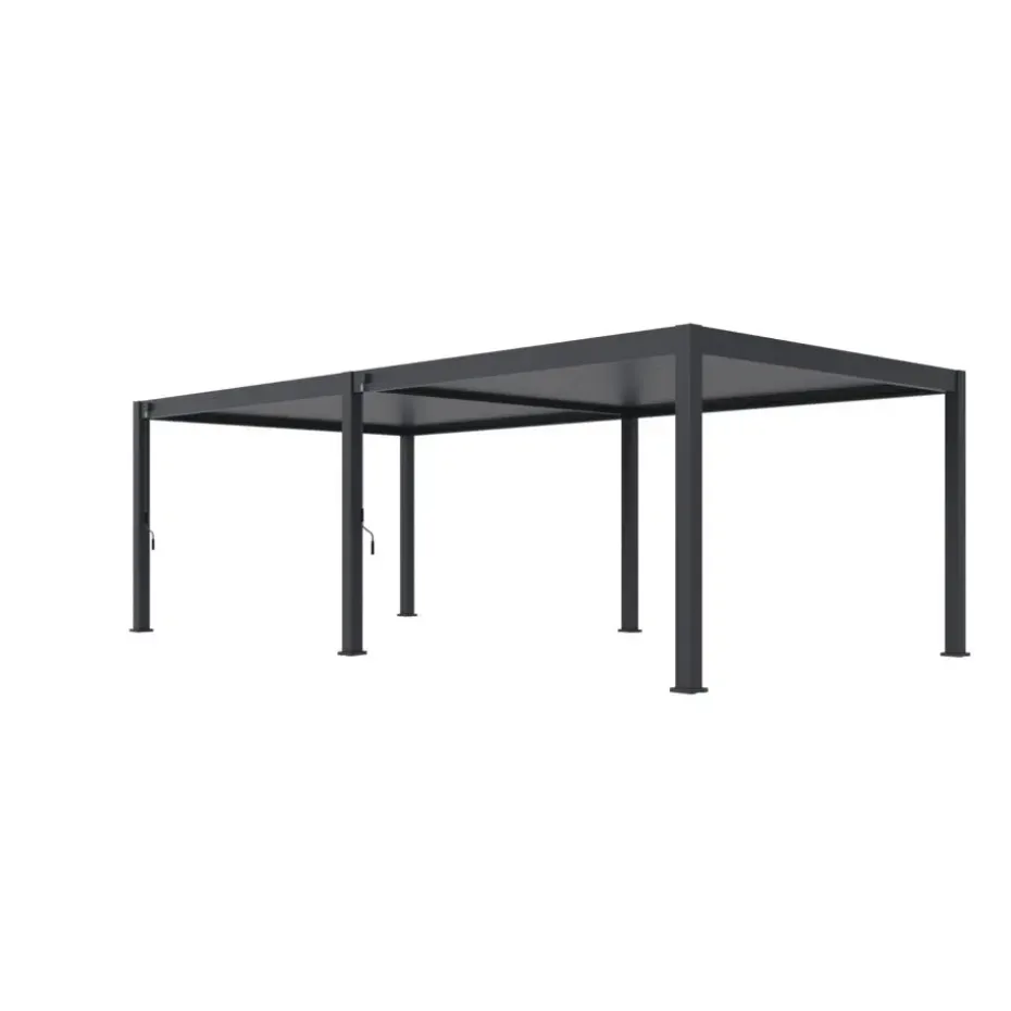 Orion Premium overkapping - 400 x 800 cm - Antraciet